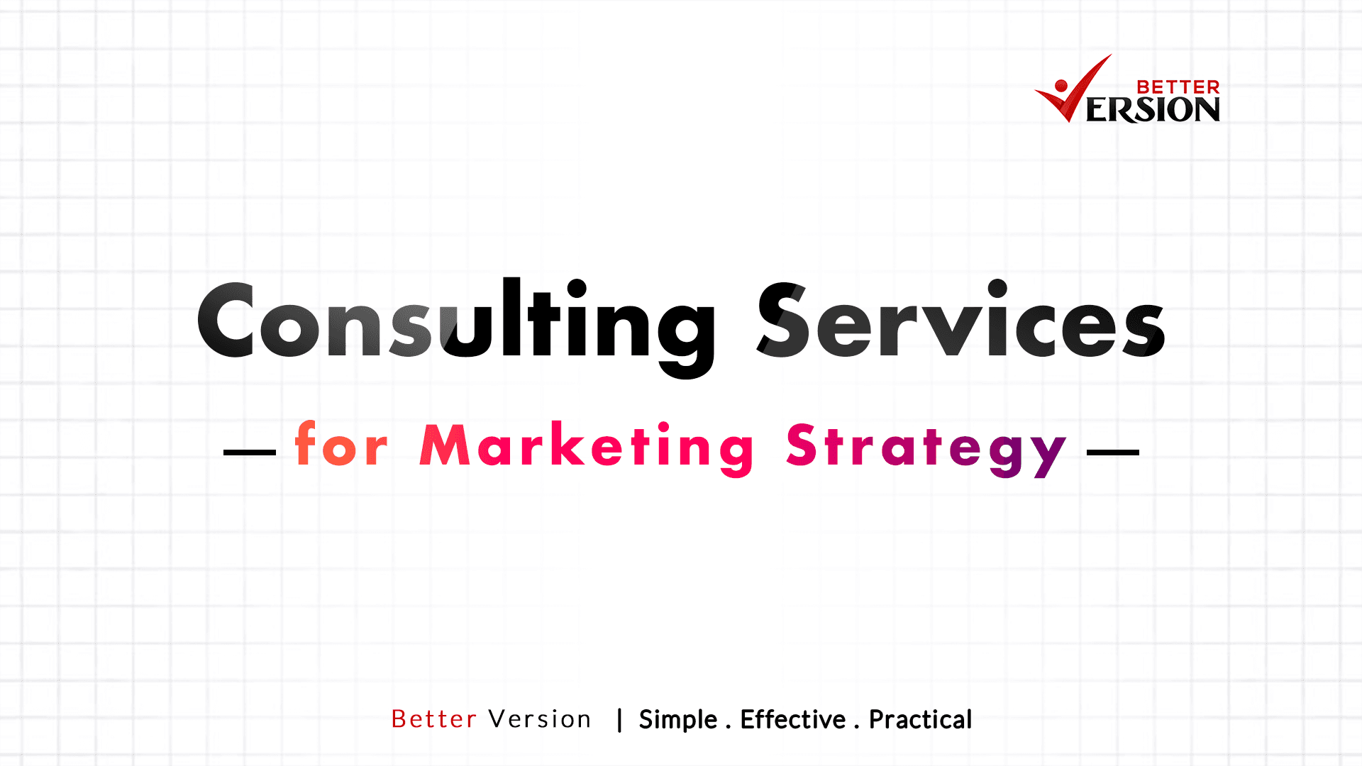 Marketing Consulting Service 